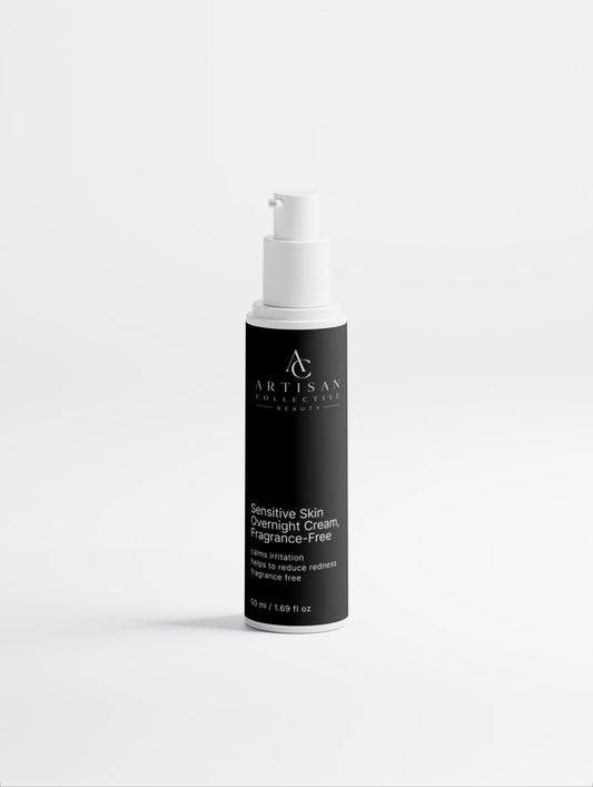Sensitive Skin Overnight Cream, Fragrance-Free