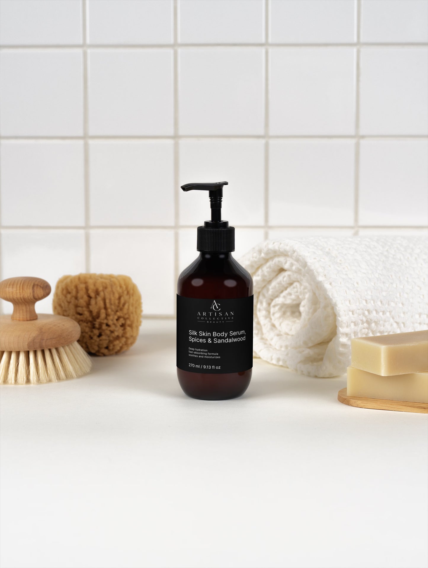 Silk Skin Body Serum, Spices & Sandalwood
