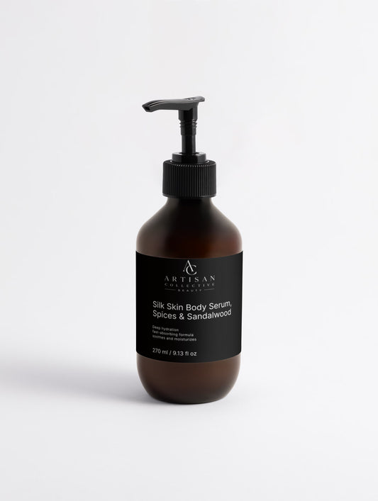 Silk Skin Body Serum, Spices & Sandalwood