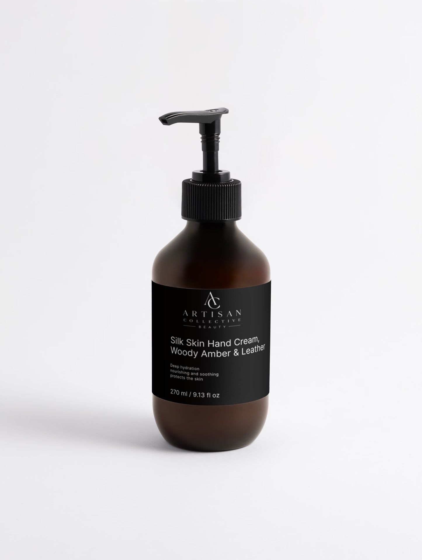 Silk Skin Hand Cream, Woody Amber & Leather